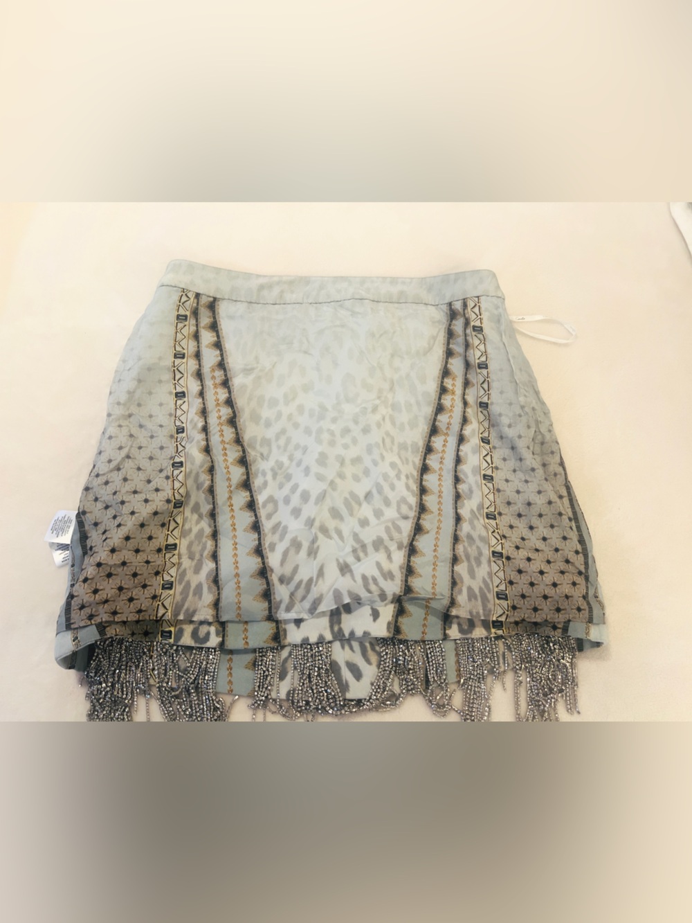 🩷 Camilla Beaded Fringed
Mini Skirt | Blue Mini Skirt
Sahara Starlet🩷 - Picture 12 of 15